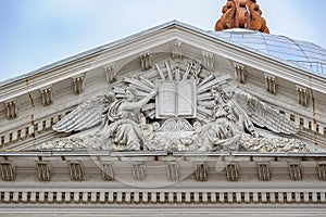 Nevsky Prospect, architecture detail. St. Petersburg, Russia.