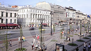 Nevsky prospect. Time lapse 2