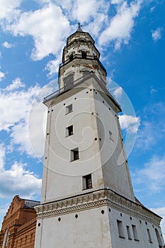 Nevyanskaya Leaning Tower, a historical monument of the 18th century