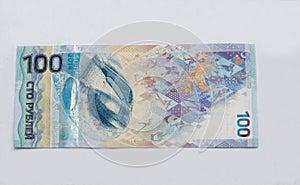 New 100 rubles banknote Sochi Winter Olympics Games 2014