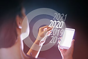 New 2020 year in high tech