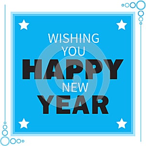 New Year Vector with soft colored background