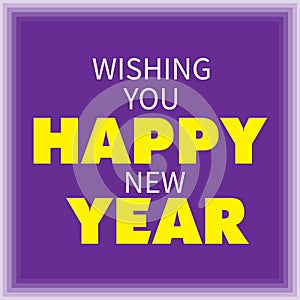 New Year Vector with soft colored background