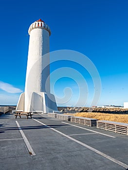 New active Akranes lighthouse, Iceland