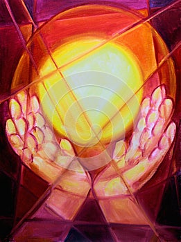New age hands of light