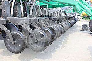 New agricultural machinery at