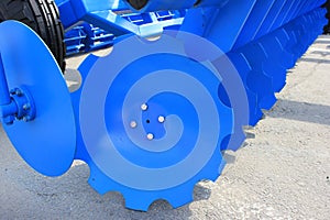 New agricultural machinery at