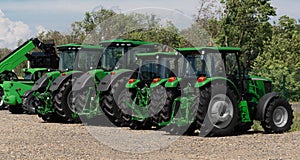 New agricultural tractors