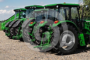 New agricultural tractors