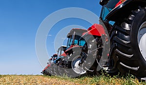 New agricultural tractors