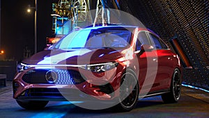 New all-electric Mercedes CLA with EQ technology