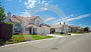 New American dream home panorama