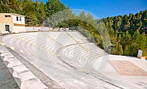 New amphitheate near Sivri, Kassandra, Greece. photo