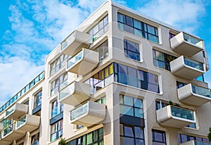 New apartment building in Hamburg