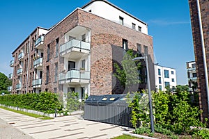 New apartment house in Hamburg