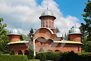 The new Archbishop`s and Royal Cathedral from Curtea de Arges