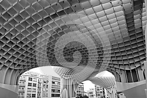new architectures in the ancient center of Seville in Andalucia spain photo