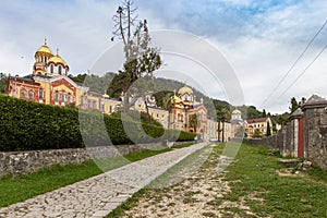 New Athos Monastery in Abkhazia photo
