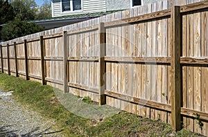 New Backyard fence facing alley