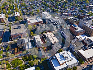 New Bedford aerial view, Massachusetts, USA