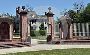 New Bern, NC: 1770 Tryon Palace Entrance Gate