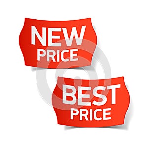 New and best price labels