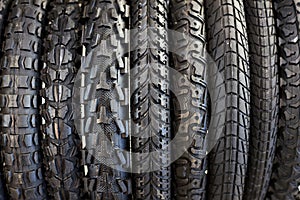 New bicycle tires with different tread
