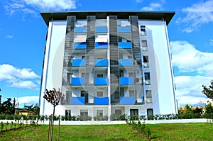 New block of flats in Italy