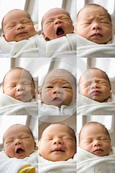 New Born Baby Faces