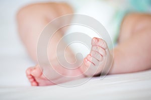 New born baby feet