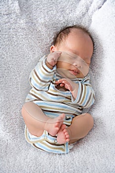 New Born Baby sleeping photo