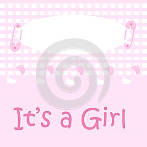 New born girl background