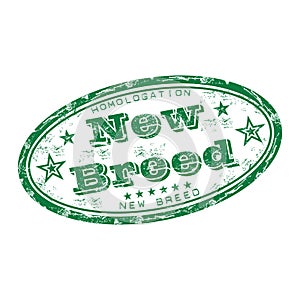 New breed rubber stamp photo