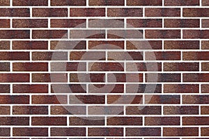 New brick wall texture with white grout