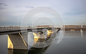 New bridge in Belgrade, Serbia