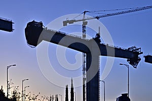 New Bridge Construction in Jerusalem