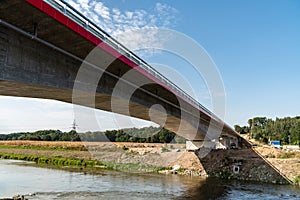 New bridge construction site