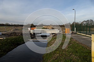 New Bridge over  Ooser Landgraben from Haueneberstein to Sandweier