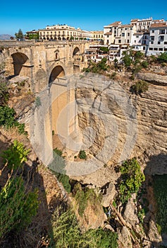 New Bridge in Ronda. Andalusia, Spain