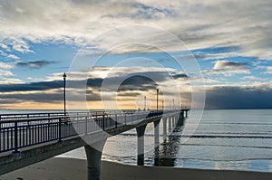 New Brighton pier on sunrise