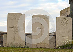 New British Cemetery in flanders fields great war