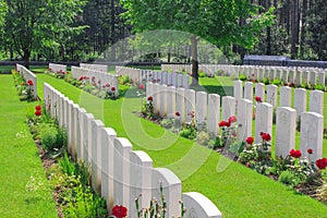 The New British Cemetery world war 1 flanders fields