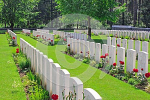 The New British Cemetery world war 1 flanders fields photo
