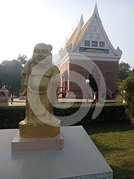 New Buddha Temple at Sarnath Varanasi India