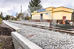 The new build train station