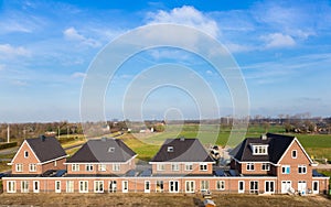 New builded Dutch houses
