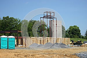 New building construction