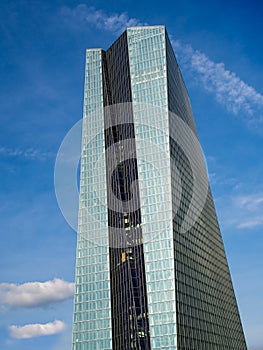 The new building of the European Central Bank Headquarters, Frankfurt