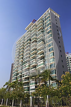 New building of haicang town