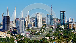 New buildings of the city of Vladivostok